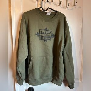 Hoonigan / Wheel Pros Green Crewneck Sweatshirt with Pocket - size L